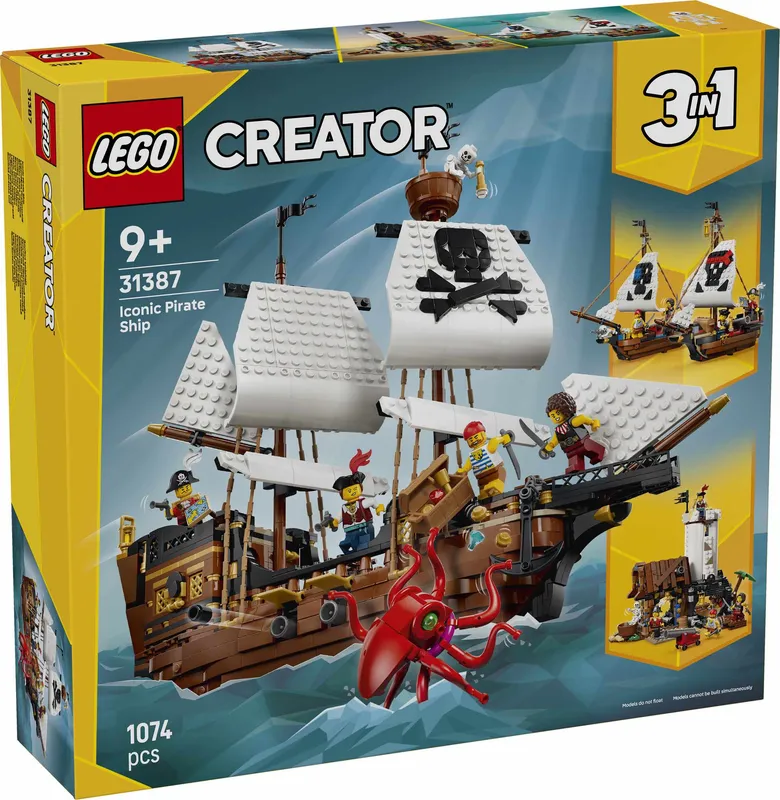 Ikoniskt piratskepp LEGO® Creator (31387)