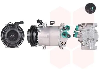 VAN WEZEL 8301K701 AC-kompressor
