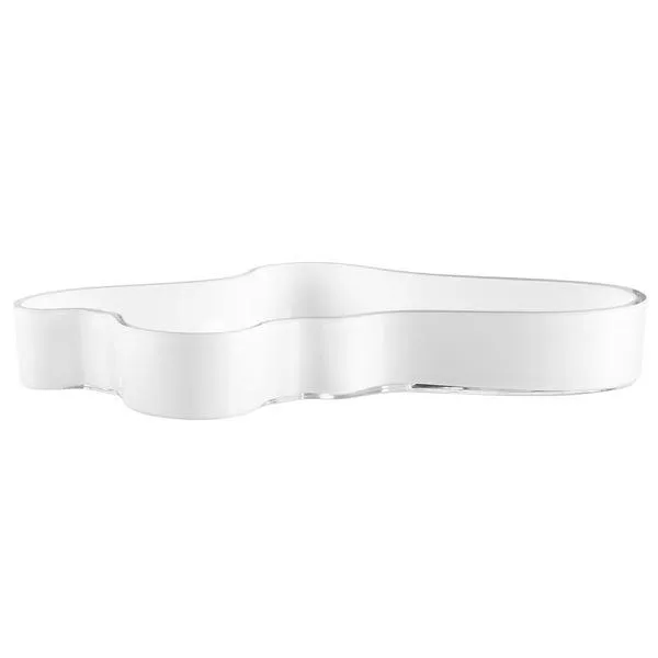 IIttala – Aalto – skål 380×50 mm Opal Vit Design Alvar Aalto