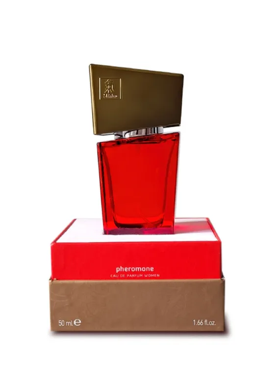 Shiatsu: Pheromon, Eau De Parfum Women Red, 15 ml