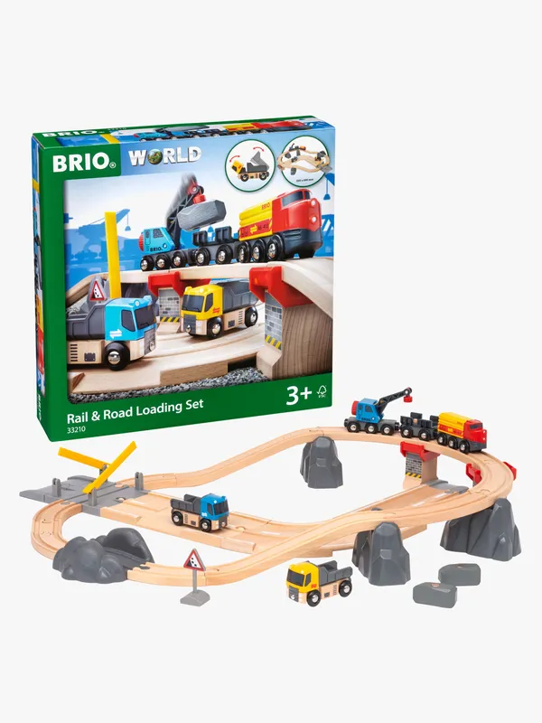 BRIO World 33210 – Järn- & vägsten lastning järnväg