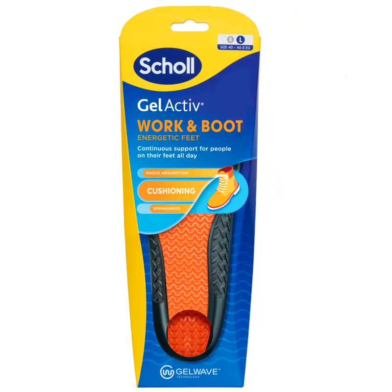 Scholl Gel Activ Insole Work & Boot (L) 1 st