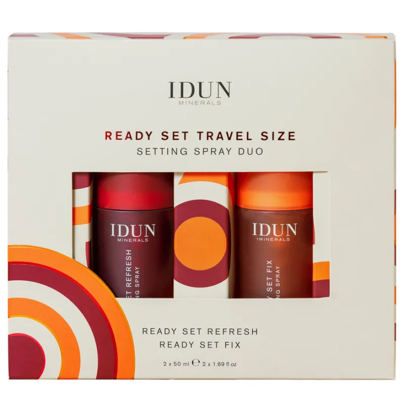 IDUN Minerals Setting Spray Travel Size Duo 2 x 50 ml
