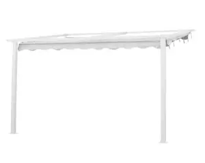 VÄGGPERGOLA VIT 3X4M | Beijerbygg Byggmaterial