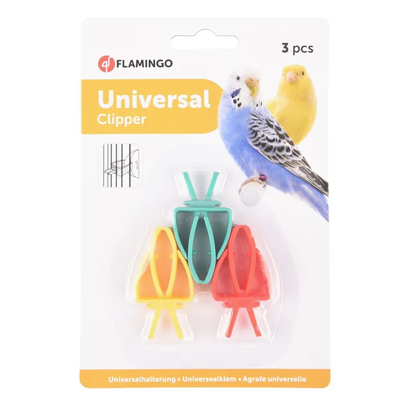 FlamingoUniversal Klämmor 3-pack