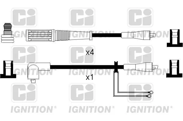 QUINTON HAZELL XC543 Tändkabelsats