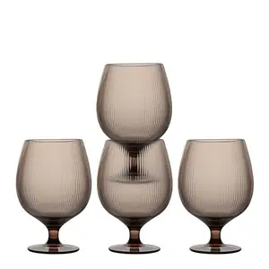 Sagaform Billi ölglas 50 cl 4-pack, brun
