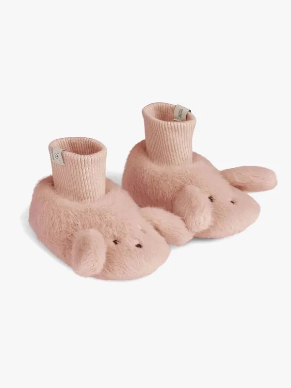 Liewood Beth Rabbit Plush Tofflor, Pale Tuscany, 16-17