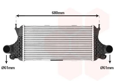 VAN WEZEL 30014716 Intercooler
