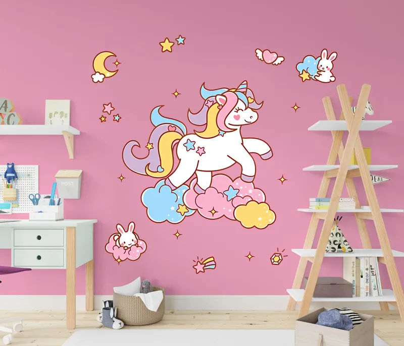 VÄGGDEKOR – Happy Unicorn