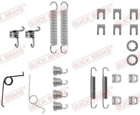 Monteringssats, bromsbackar QUICK BRAKE 105-0545