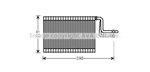 Förångare till AC AVA COOLING SYSTEMS BWV365