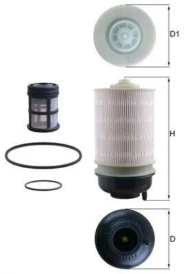 Bränslefilter MAHLE KX 581KIT