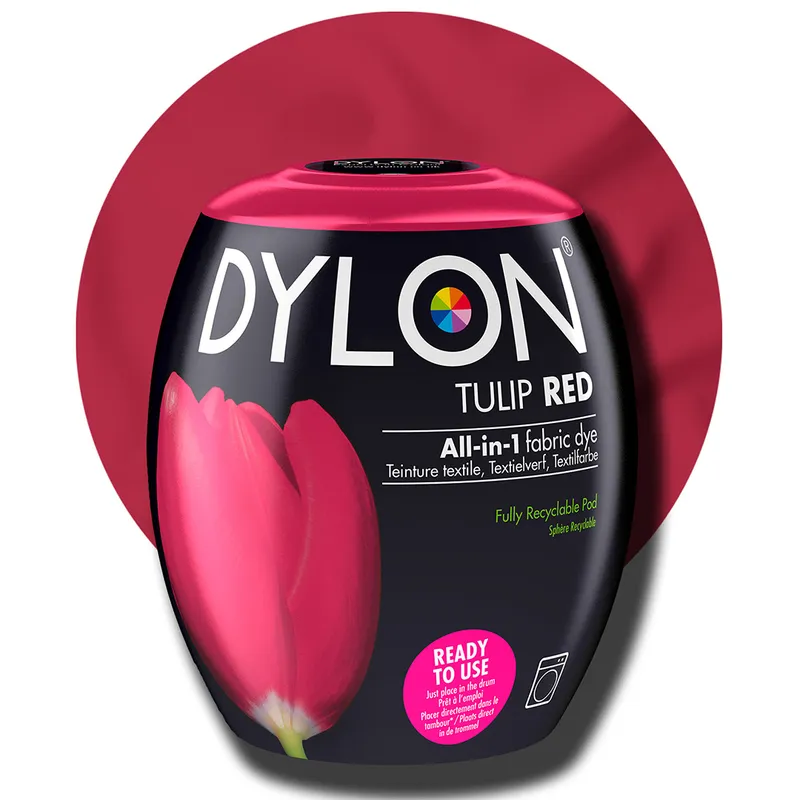 Dylon Pod All-in-1 textilfärg 36 Tulip Red
