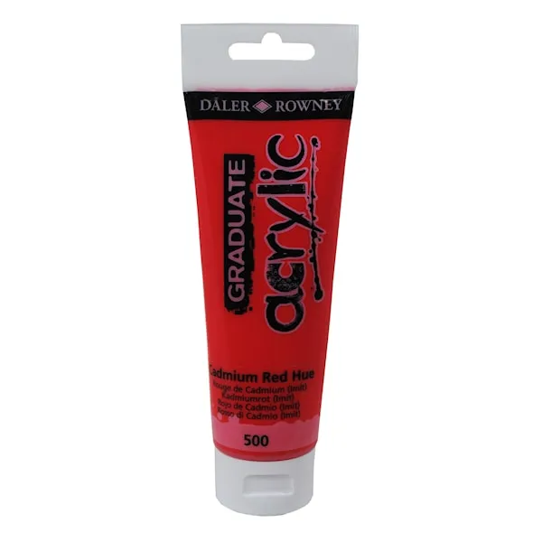 Acrylic 120 ml Kadmium Röd Graduate