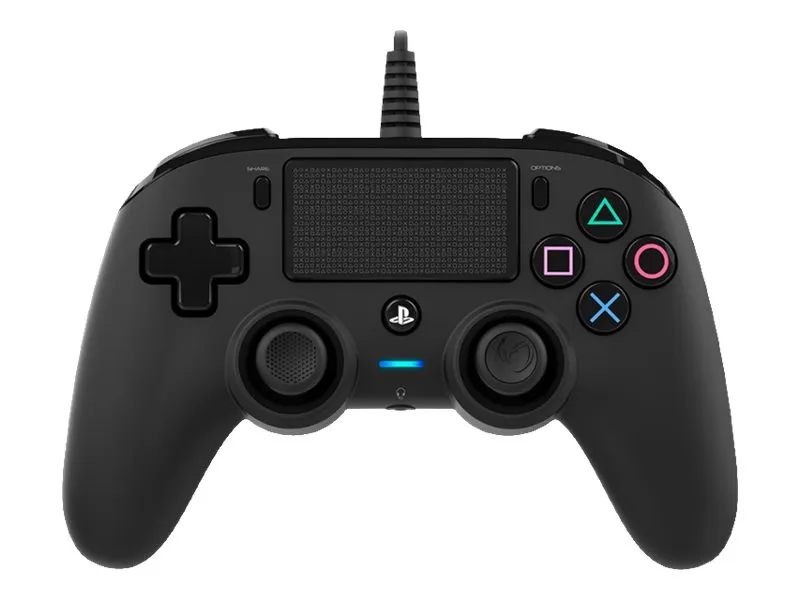 NACON PS4OFCPADBLACK spelkonsoler Svart USB Spelplatta Analog / Digital PC, PlayStation 4