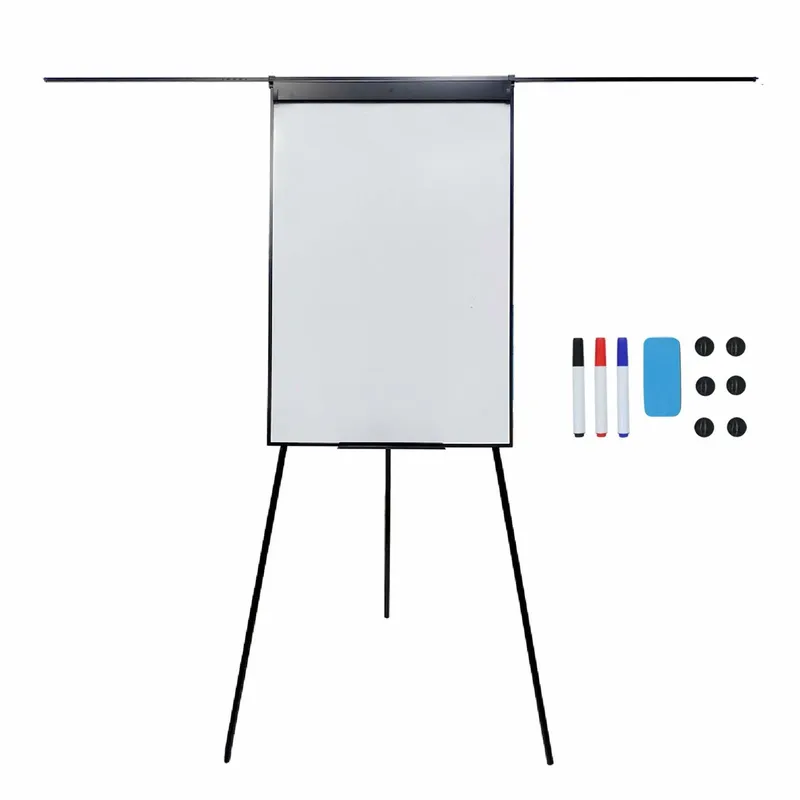 Blädderblockstavla 100×70 cm, magnetisk och justerbar