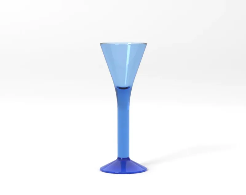 Reijmyre – Antik – Snaps – blått glas design