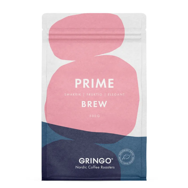 Gringo Prime Brew kaffebönor 500 g