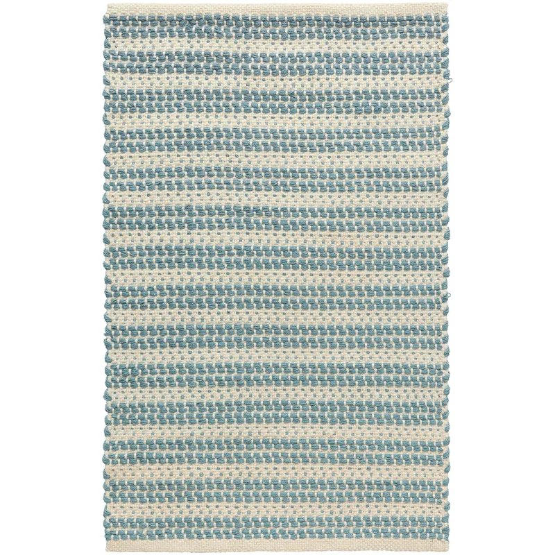 Decotique Dune matta 75 x 250 cm, blå/vit