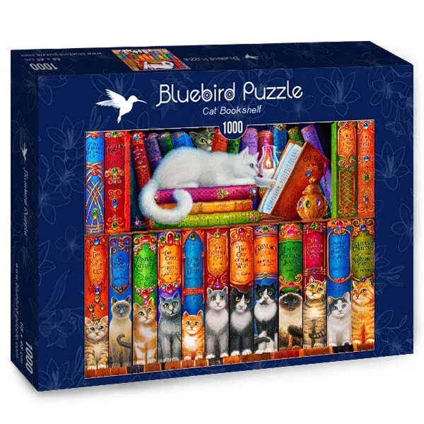Pussel – Kattbokhylla 1000 bitar