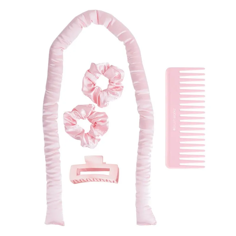 Brushworks Heatless Hair Curling Set