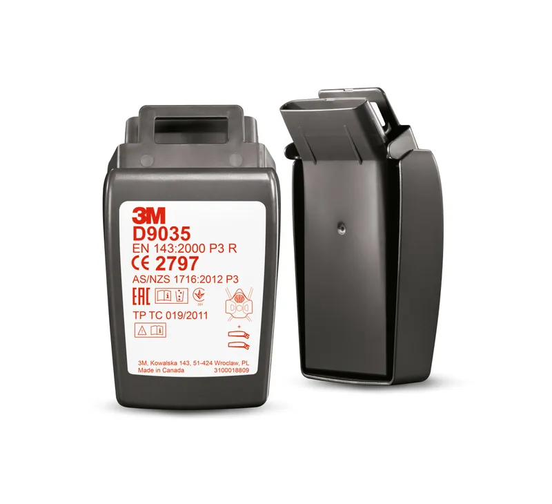 3M Secure Click D9035 Partikelfilter hårt fodral