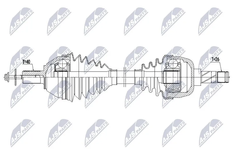 Drivaxel NTY NPW-VV-169