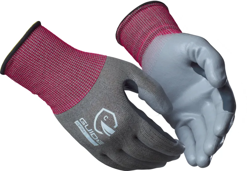 Guide Gloves 6602 Handske PU, skärskydd C, touch 9