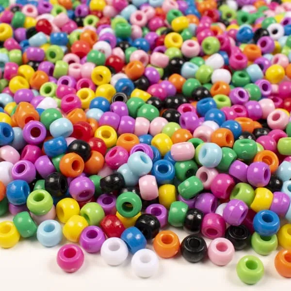 Plastpärla kongopärlor 1000/fp