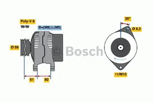 Generator BOSCH 0 986 049 061