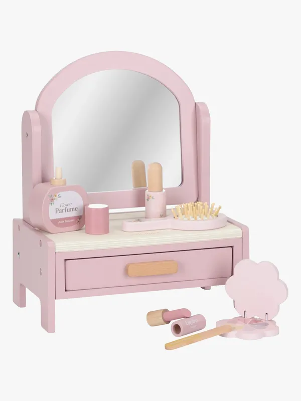 Little Dutch Sminkbord - Trä - Rosa
