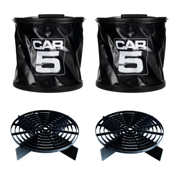 Ihopfällbar Tvätthink CAR5 Collapsible, 15 liter, 1 st + Raster (smutsavskiljare)