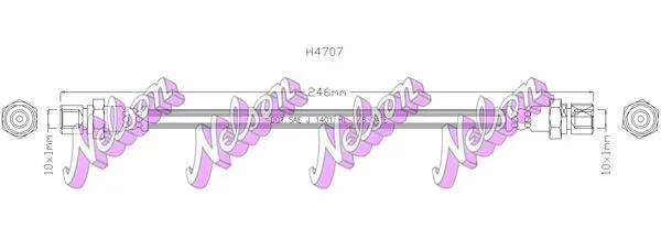 Bromsslang KAWE H4707