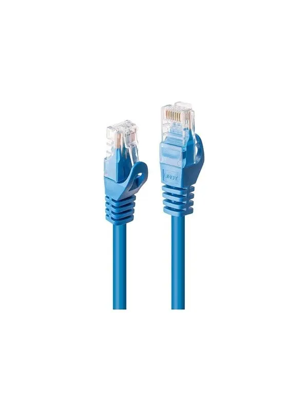 Lindy Basic patch cable - 30 cm - blue - Blå - 0.3m