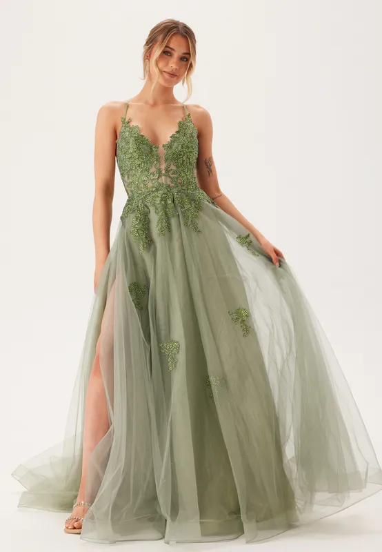Tulle Evening Dress (#0253)
