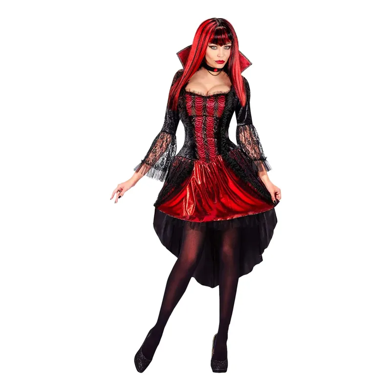 Gotisk Vampyra Maskeraddräkt – X-Small