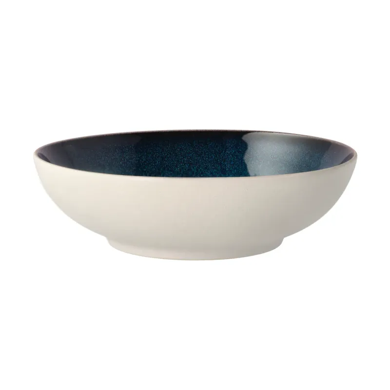 Bitz Gastro pastaskål 20 cm, vit/mörkblå