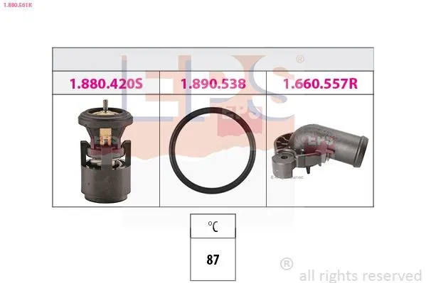 Termostat, kylvätska EPS 1.880.561K