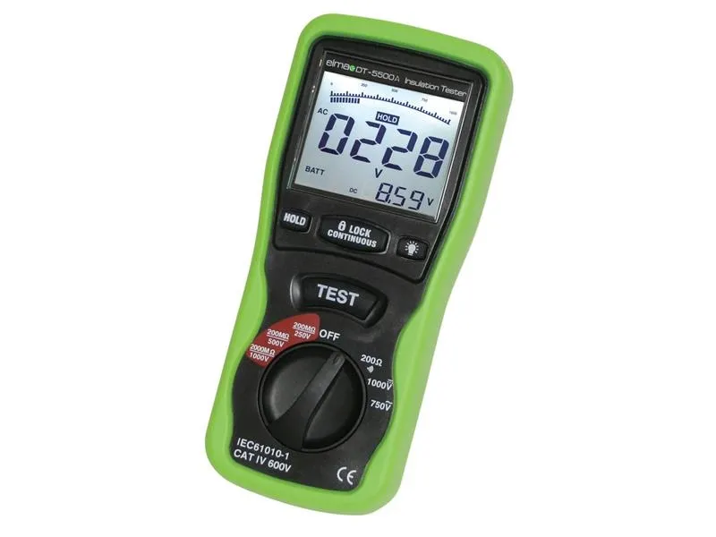 Elma Instruments Elma dt 5500a - 2 in 1 multimeter and insulation tester