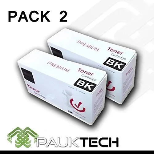 PAUKTECH Pack 2 x Cartouches de Toner Laser Compatible Noir Samsung MLT-D111S – D111. Capacité 1.000 pages.