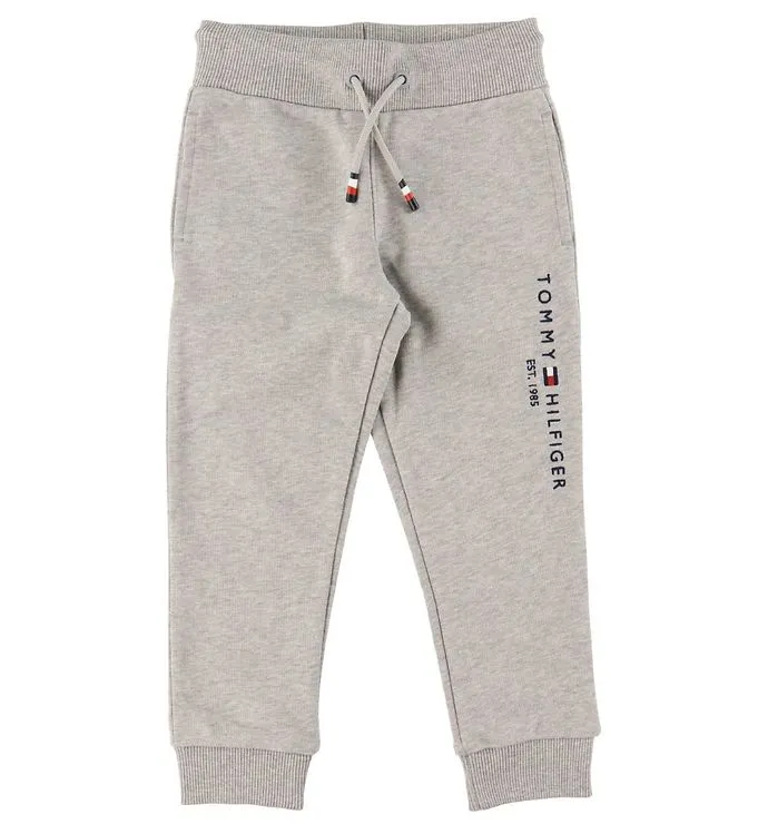 Tommy Hilfiger Sweatpants – Essential – Organic – Gråmelerad