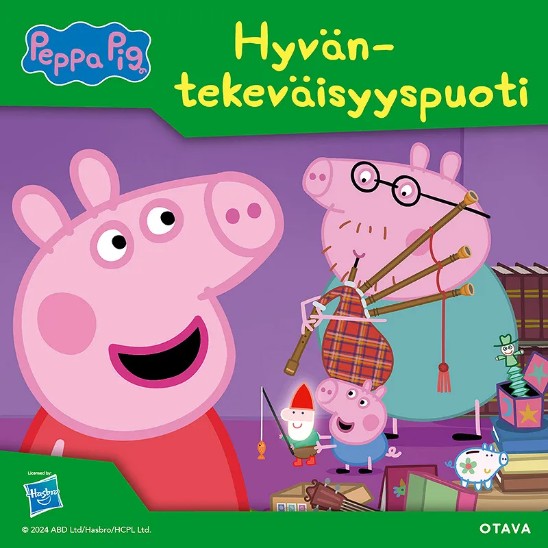 Pipsa Possu – Hyväntekeväisyyspuoti, Ljudbok
