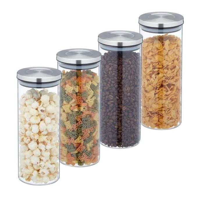 Förvaringsburkar 1,3 l i set om 4