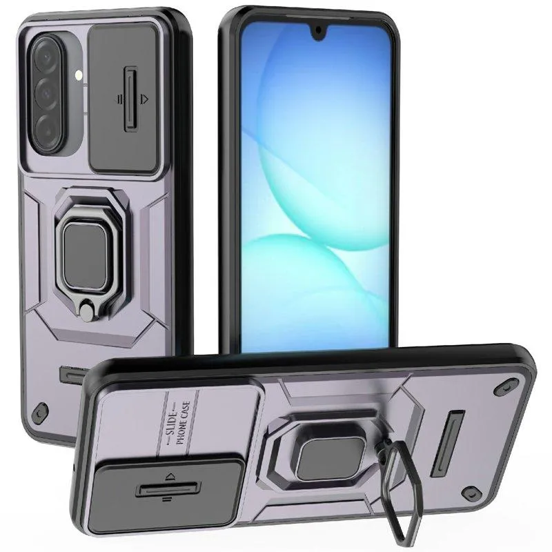 Mobilskal för Samsung Galaxy S26 PC + TPU Kickstand – Lila (#7180)