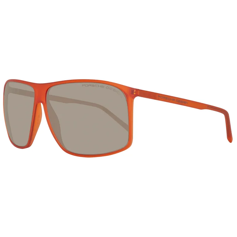 Porsche Design Fyrkantiga Solglasögon i Orange