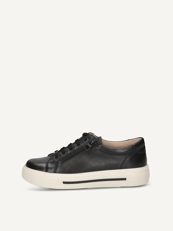 CAPRICE Sneaker, black, made of Leather, Size 41 (#0573)