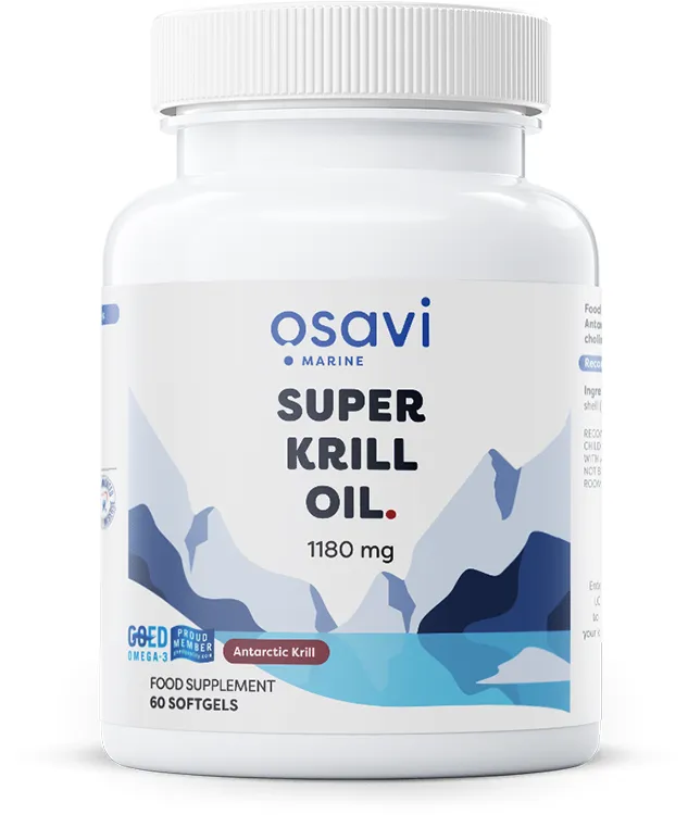 Osavi – Super Krillolja, 1180 mg – 60 mjukkapslar