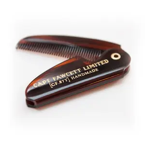 Captain Fawcett Folding Pocket Moustache Comb