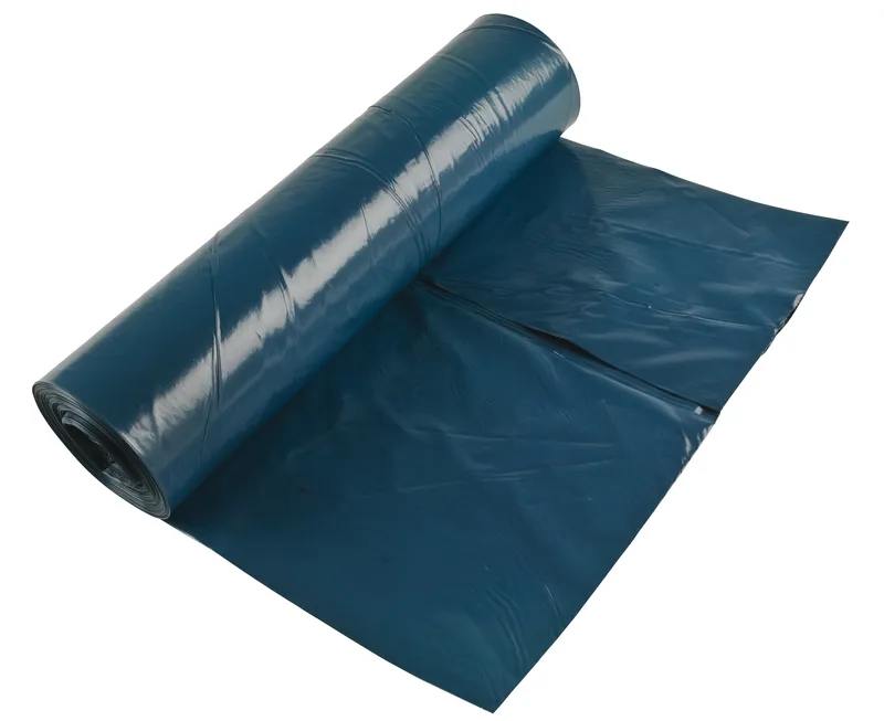 Sopsäck LD plast PolyCOEX – 160L 800x1250mm 60my blå/svart – 10 st
